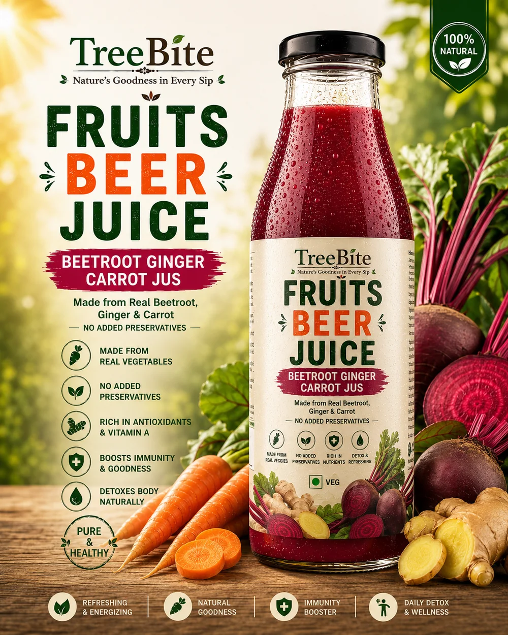 Juices & beverages by TreeBites